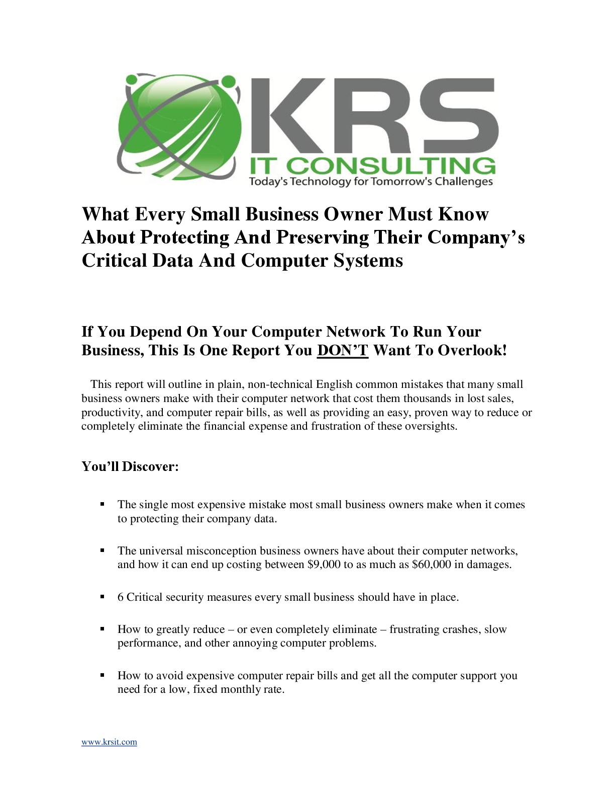 Protect Your Network Report