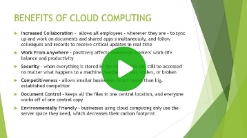 Cloud Computing Webinar