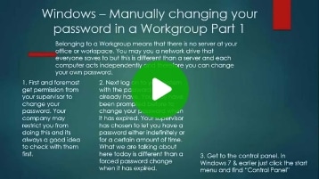 Passwords Webinar